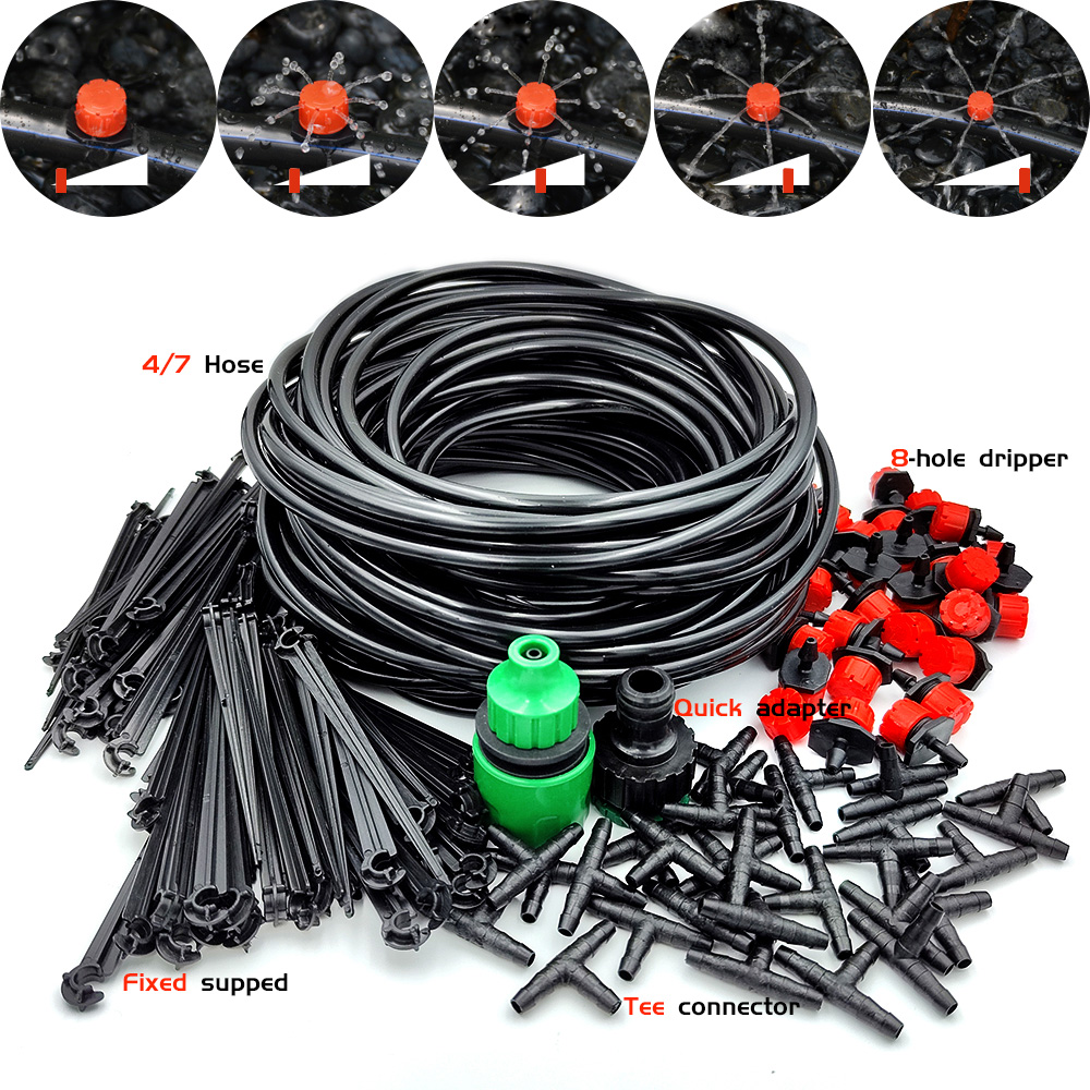 Smart Urban Garden - Szklarnia 15M-30M System nawadniania kroplowego DIY