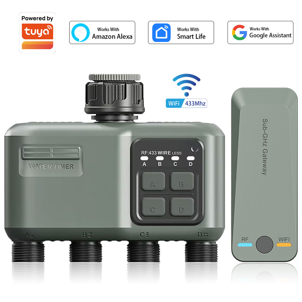 Smart Garden Sprinkler System - Programowalny sterownik nawadniania z 4 wyjściami