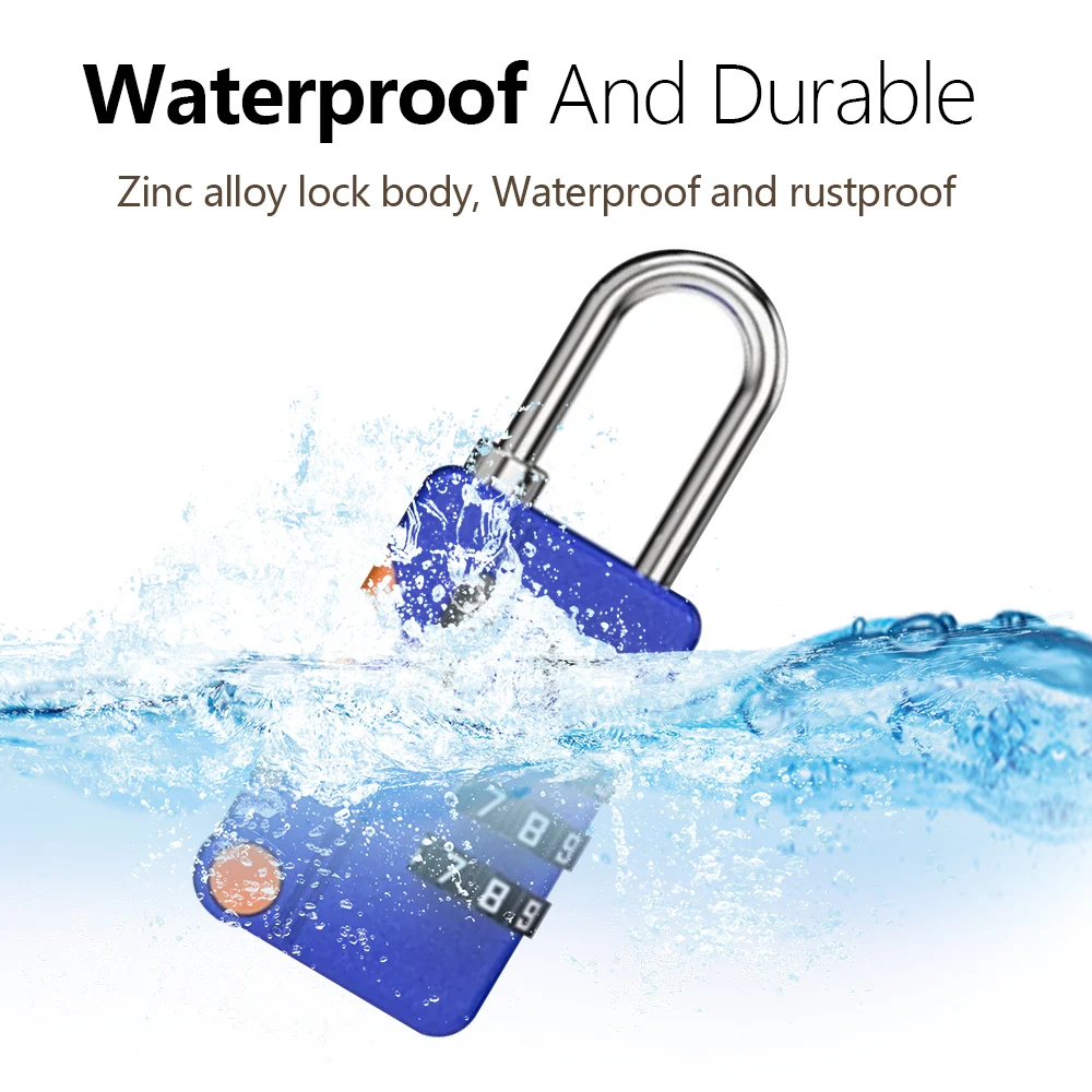 Smart Garden Gate Lock - Bezkluczykowy zamek szyfrowy 4-cyfrowy do podróży,