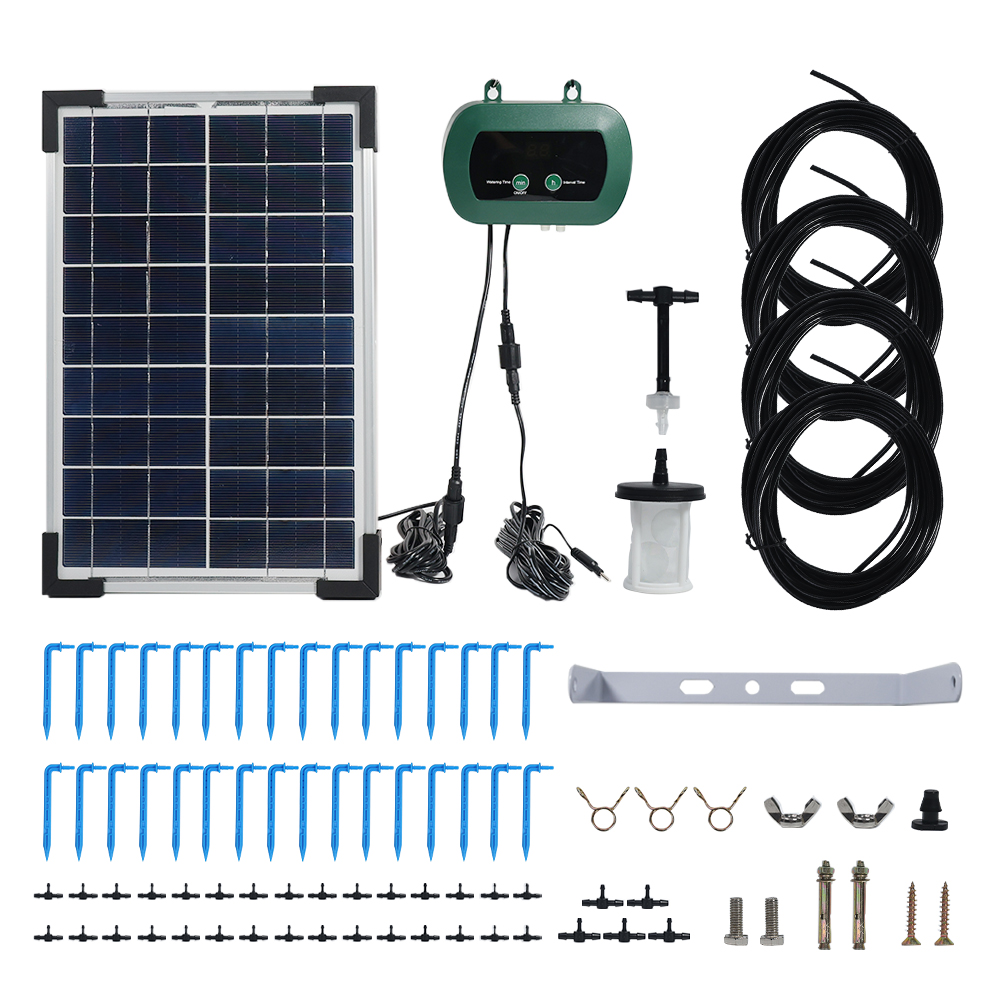 Smart Garden Greenhouse - Sprzęt do hydroponiki solarnej, mikropompy kropelkowe,