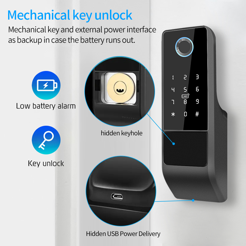 IP65 wodoodporny TTLock inteli – Smart Garden Gate Lock recenzja i cena