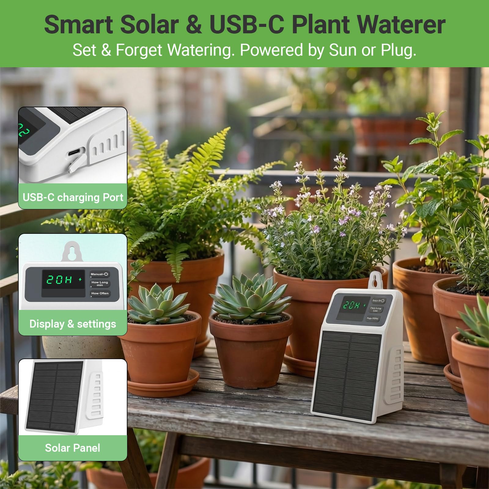 Ulepszony solarny system nawad – Smart Urban Garden recenzja i cena