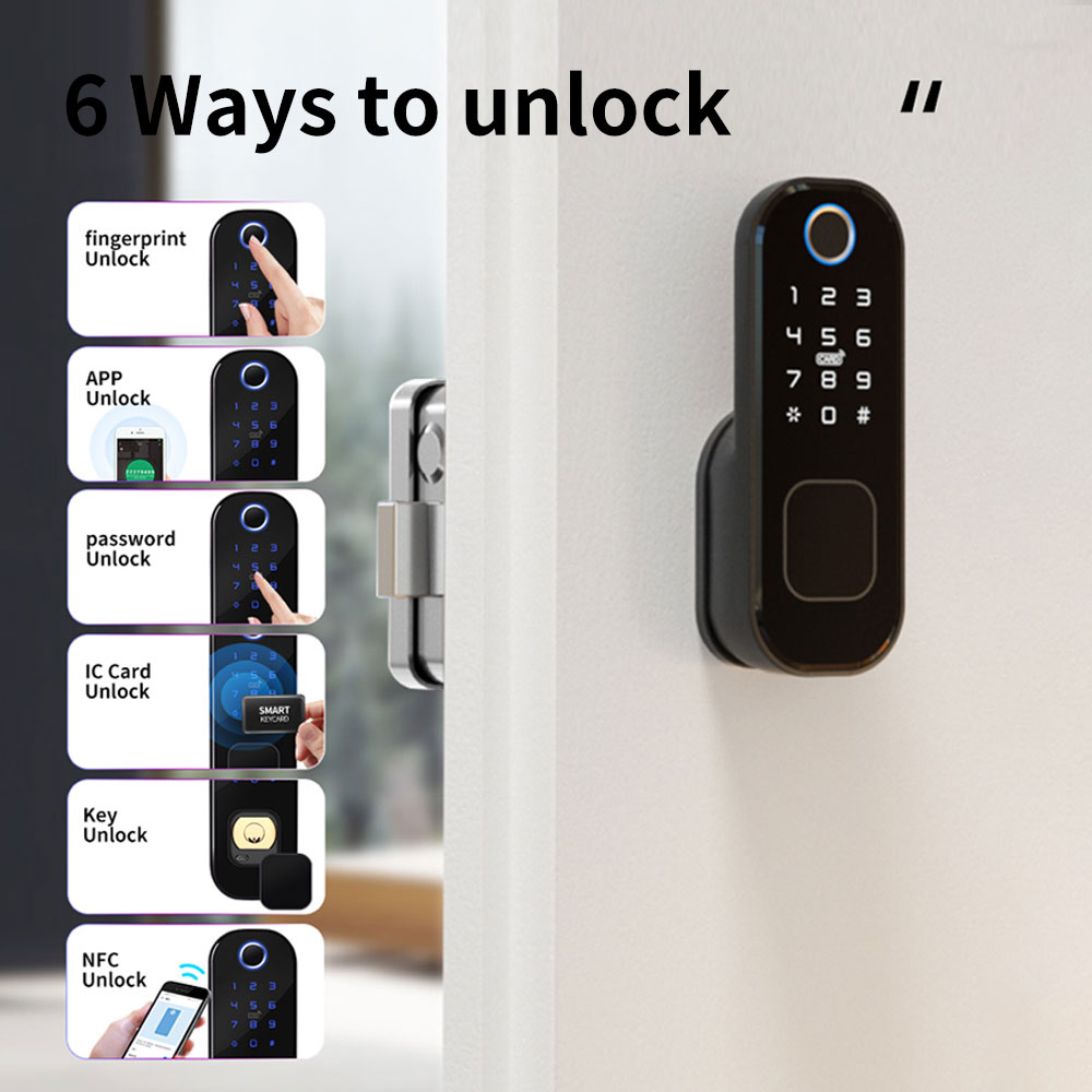 Zamek do drzwi Tuya z czytniki – Smart Garden Gate Lock recenzja i cena