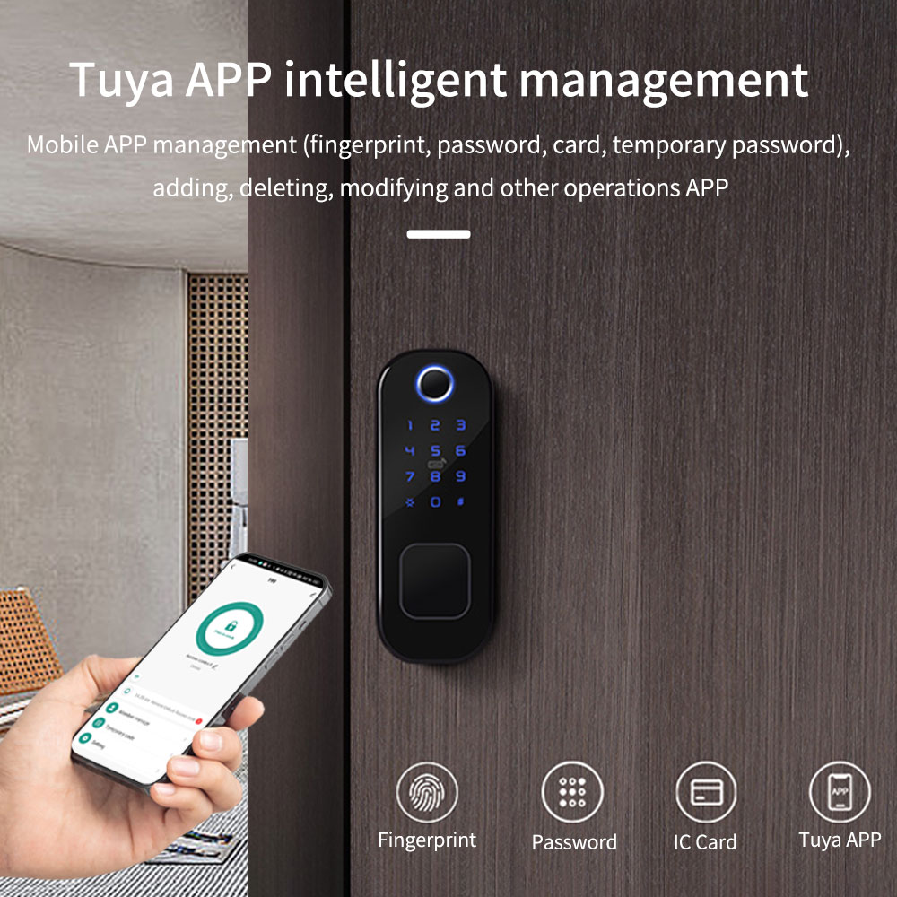Zamek do drzwi Tuya z czytniki – Smart Garden Gate Lock recenzja i cena