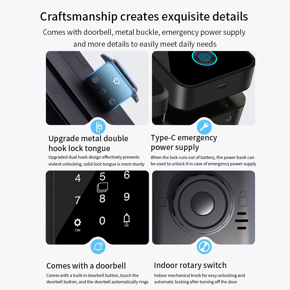 Wielofunkcyjny inteligentny za – Smart Garden Gate Lock recenzja i cena