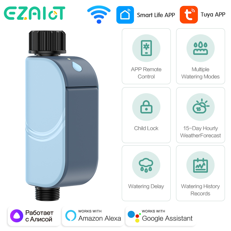 Smart Tuya WIFI Zegar do podle – Smart Garden Tools recenzja i cena